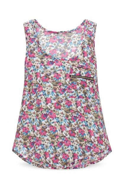 Womens UK Size 6 Miso Multicoloured Camisole Tank