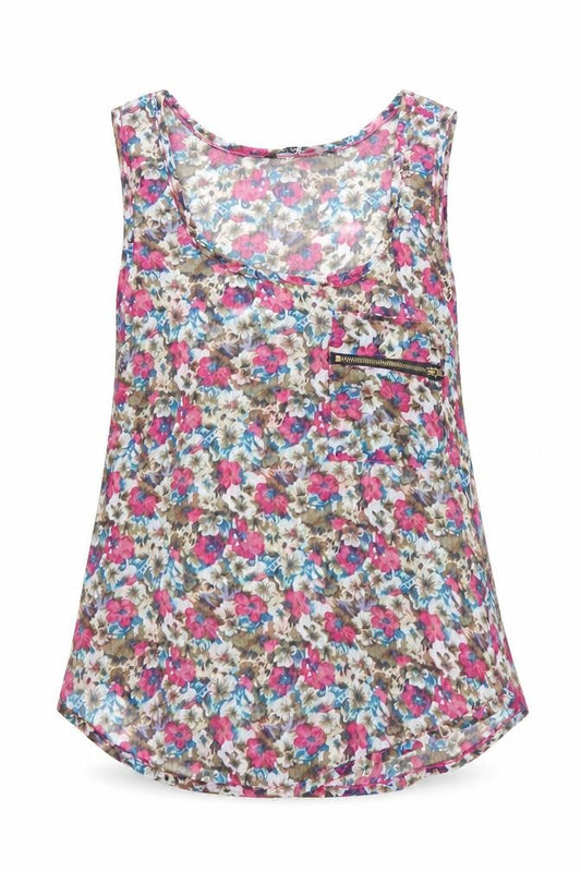 Womens UK Size 6 Miso Multicoloured Camisole Tank