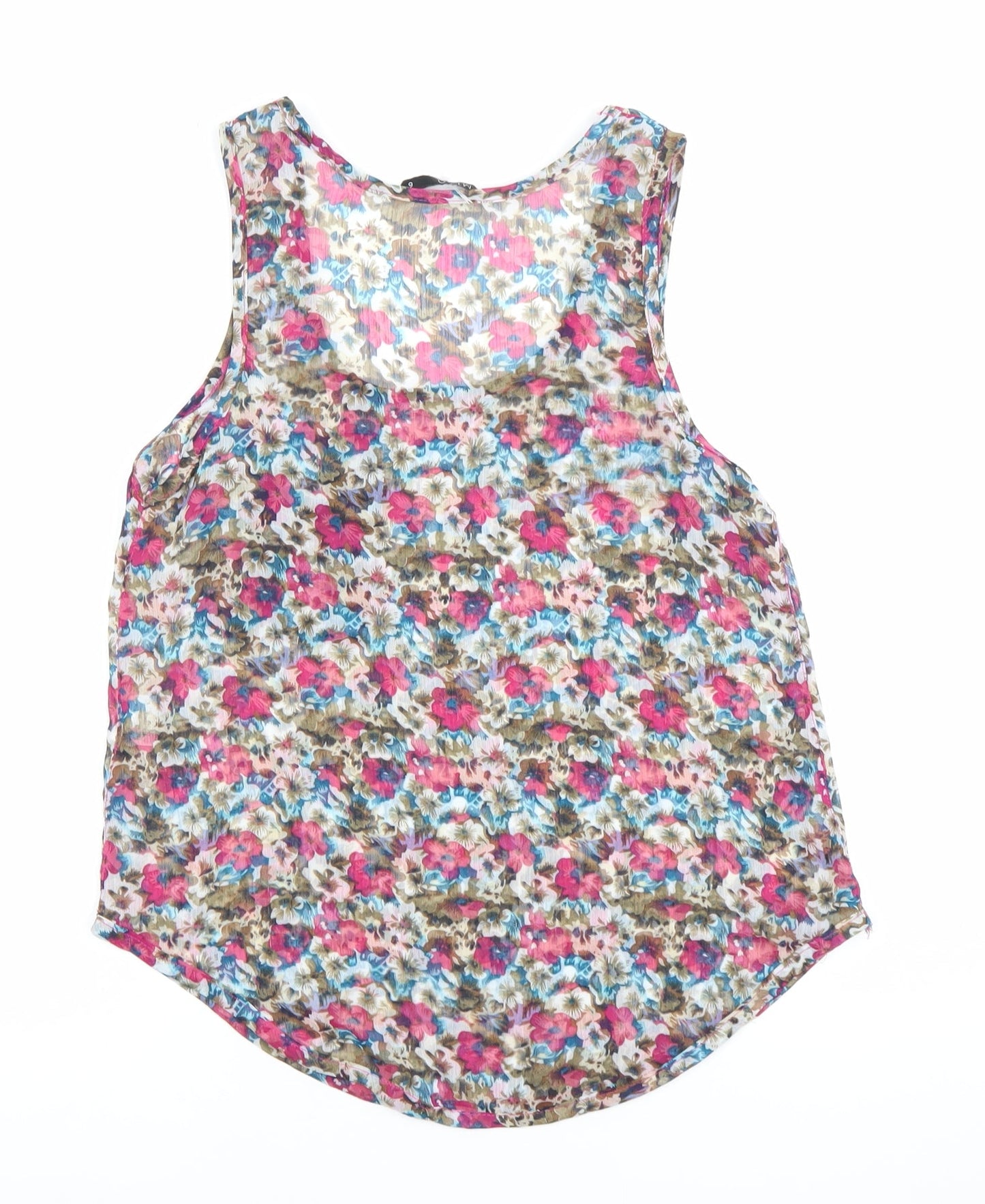 Womens UK Size 6 Miso Multicoloured Camisole Tank