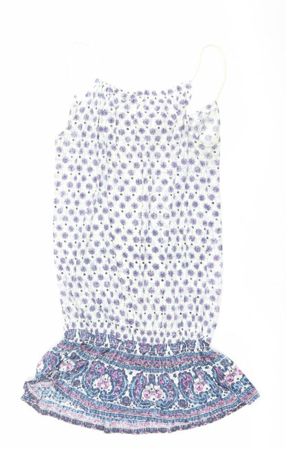 Womens UK Size 10 Look Multicoloured Camisole Blouse