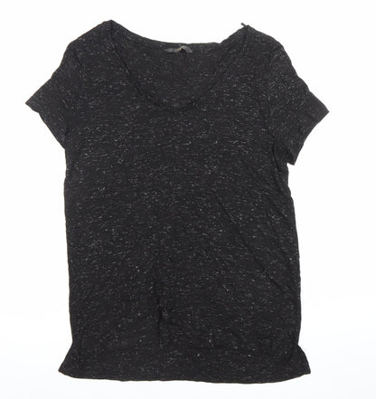 Womens UK Size 8 NEXT Black Basic T-Shirt