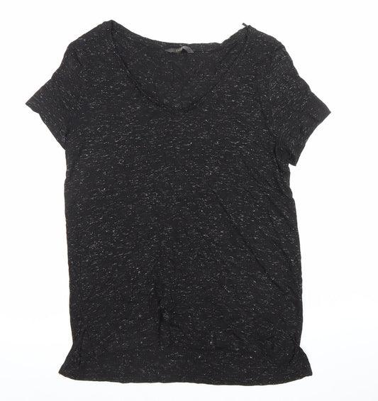 Womens UK Size 8 NEXT Black Basic T-Shirt