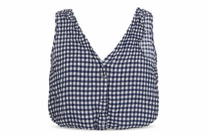Womens UK Size 12 ASOS Blue Cropped Blouse