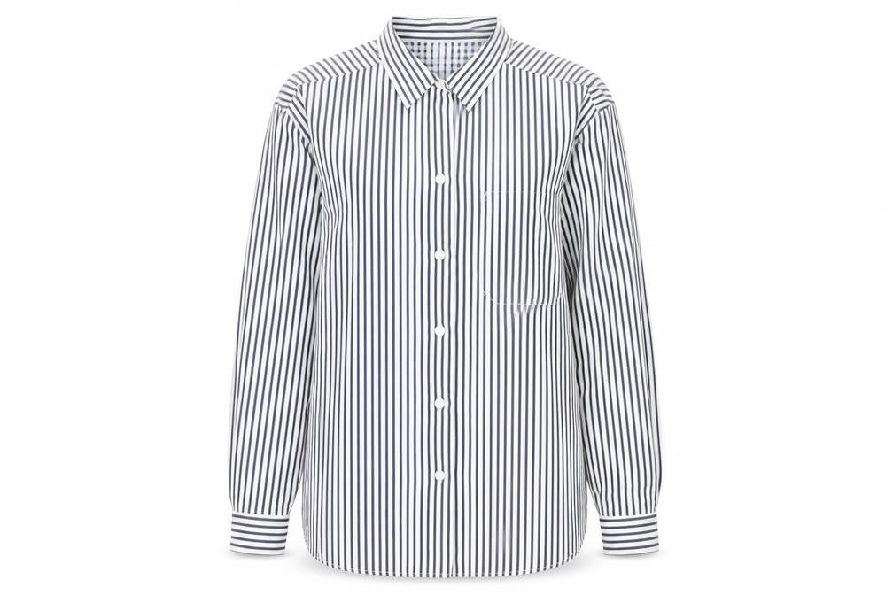 Womens UK Size 14 St Michael Blue Classic Button-Up