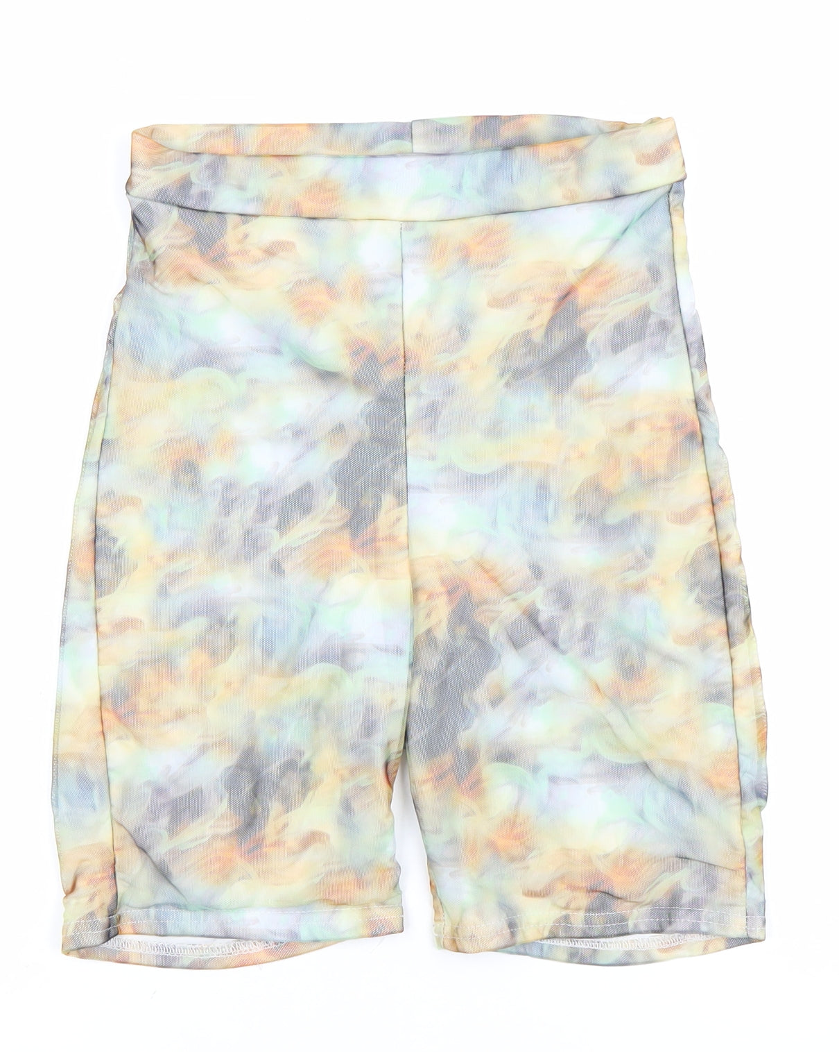 PrettyLittleThing Women’s Multicoloured Biker Shorts Size 10 Slim Fit Activewear