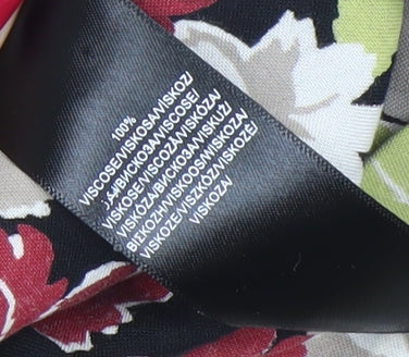 Debenhams Women’s Multicoloured Floral Viscose Tunic Blouse Size 20