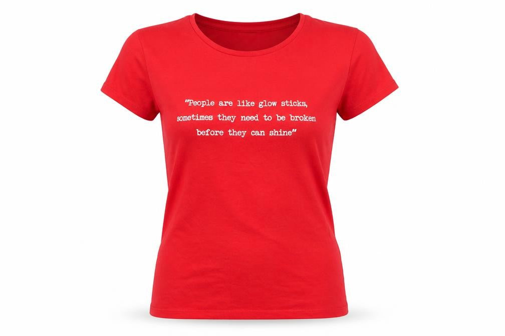 Womens UK Size S B&C Collection Red Basic T-Shirt