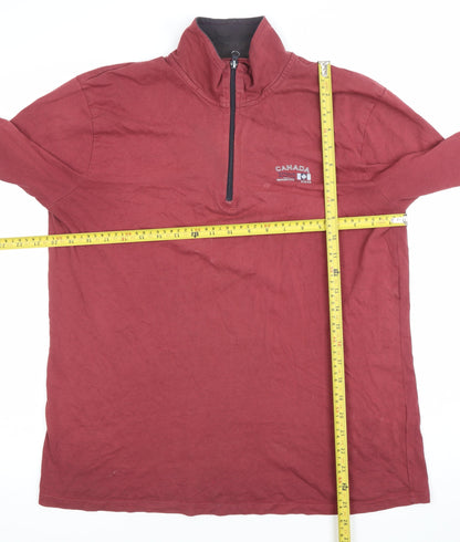 Mens UK Size L Atlas For Men Red  T-Shirt