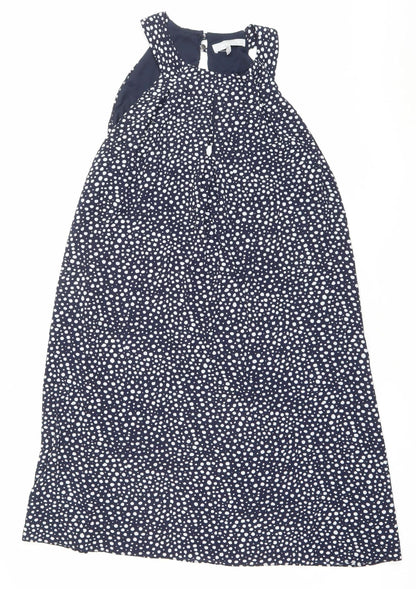 Red Herring Women’s Blue Polka Dot Halter A-Line Dress Size 12