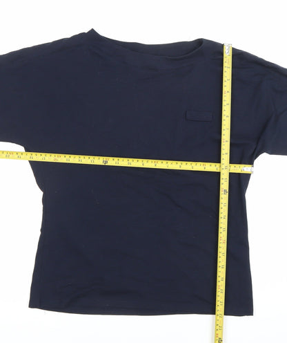 Womens UK Size S Incorporatewear Blue Basic T-Shirt
