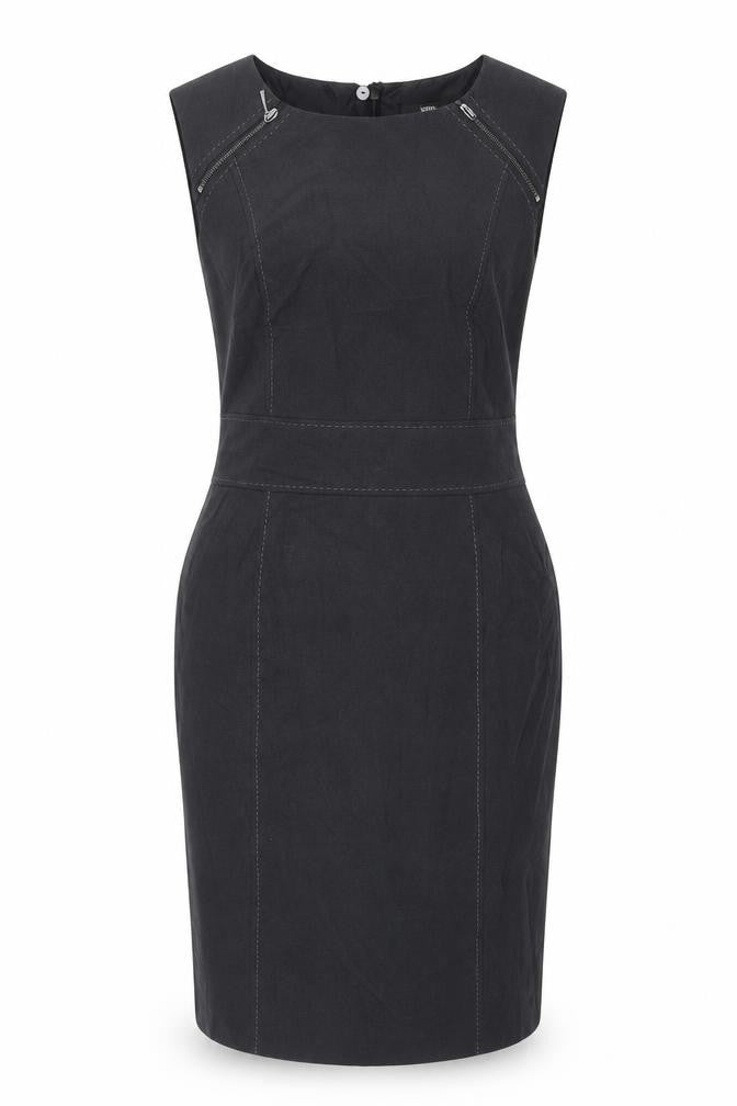 Marks and Spencer Women Black Sheath Work Dress Size 12