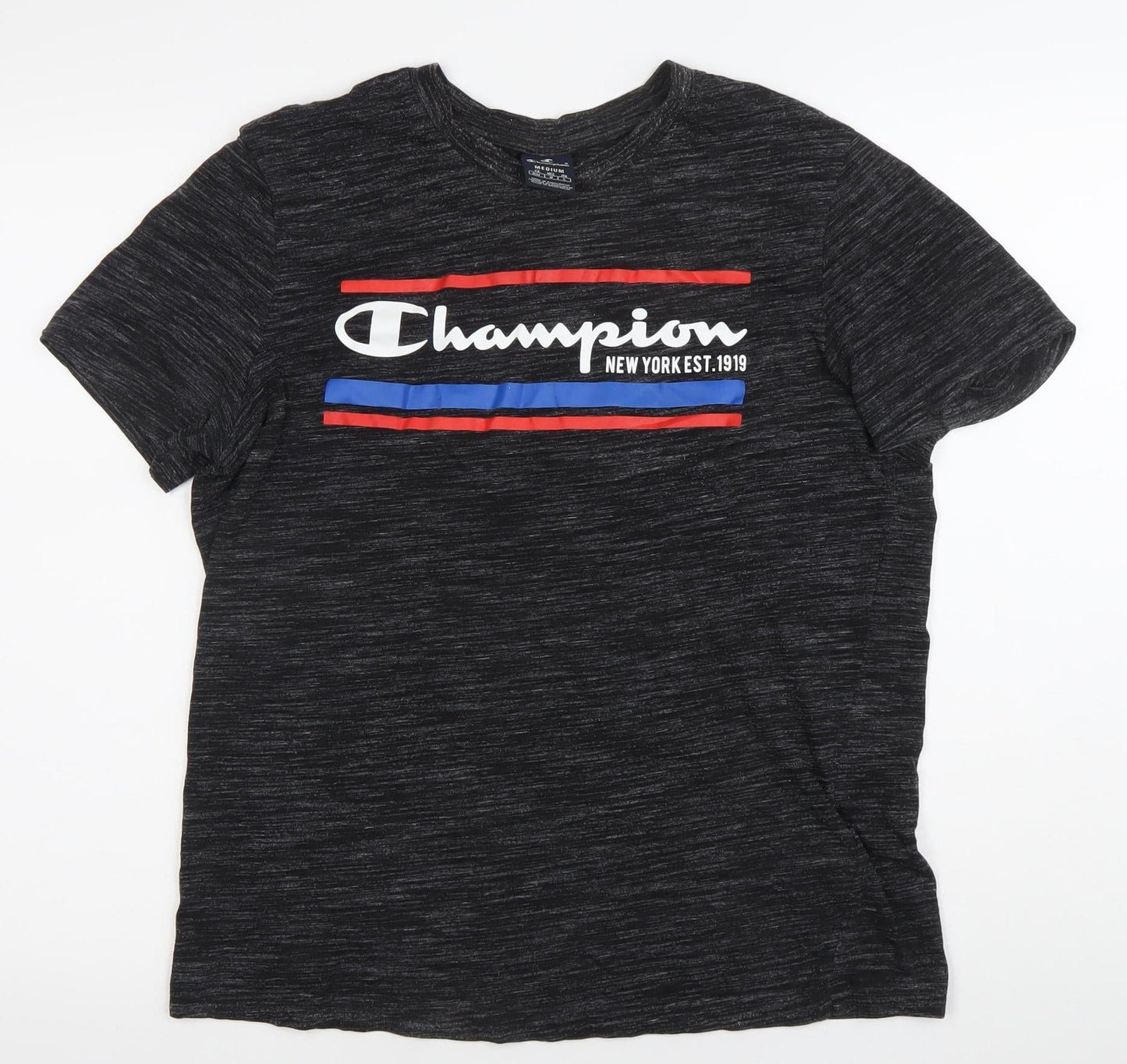 Mens UK Size M Champion Black  T-Shirt