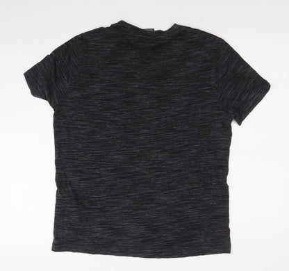Mens UK Size M Champion Black  T-Shirt