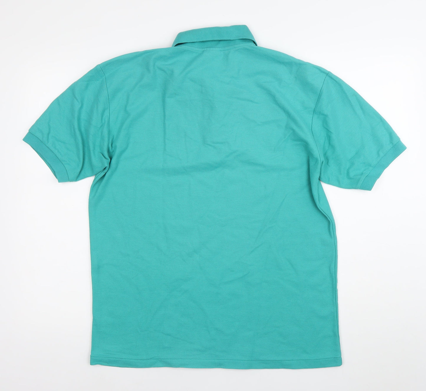 Jerzees Men's Green Royal Marines Polo Shirt Size M Embroidered