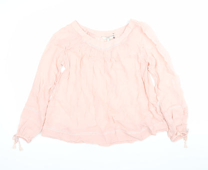 Womens UK Size 6 NEXT Pink Tunic Blouse