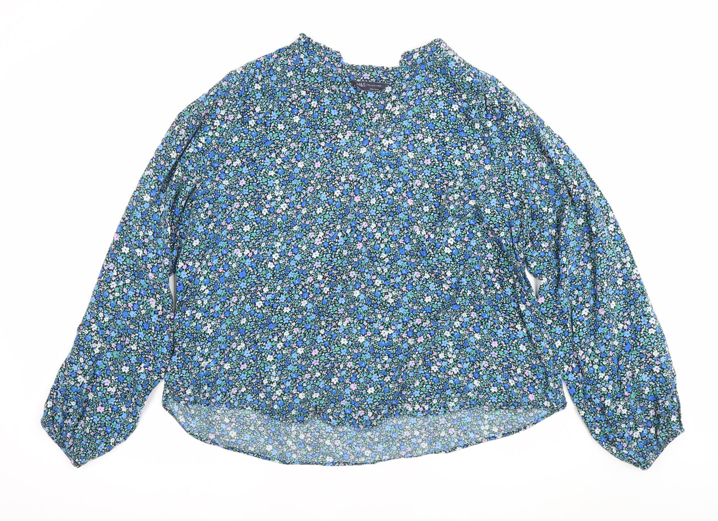 Womens UK Size 12 Marks and Spencer Multicoloured Tunic Blouse