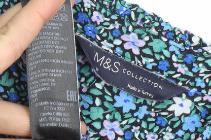 Womens UK Size 12 Marks and Spencer Multicoloured Tunic Blouse