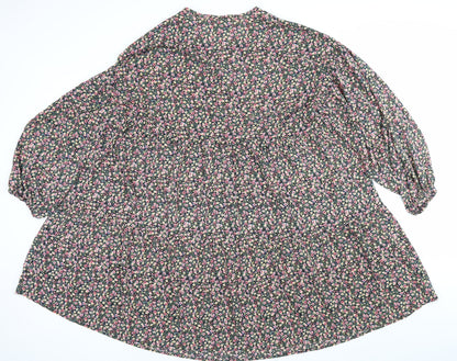 Vero Moda Womens Multicoloured Floral Smock Dress Size 14