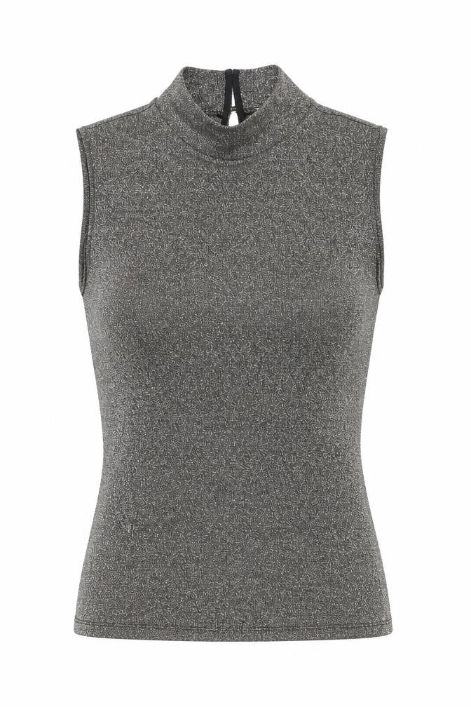 Womens UK Size 10 Oasis Black Basic Tank