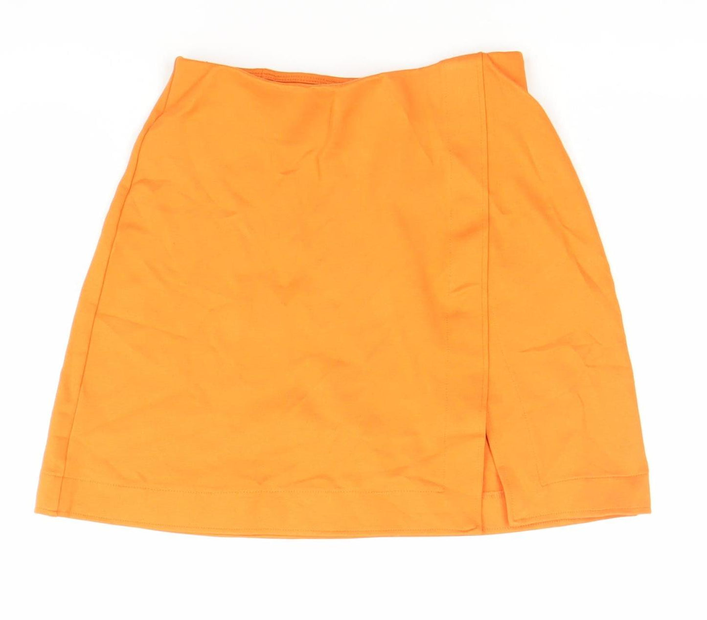 H&M Women’s Orange XS High Rise Pencil Skirt