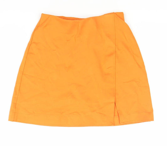 H&M Women’s Orange XS High Rise Pencil Skirt