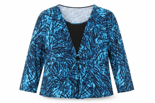 Womens UK Size 20 Annabelle Blue Tunic Blouse