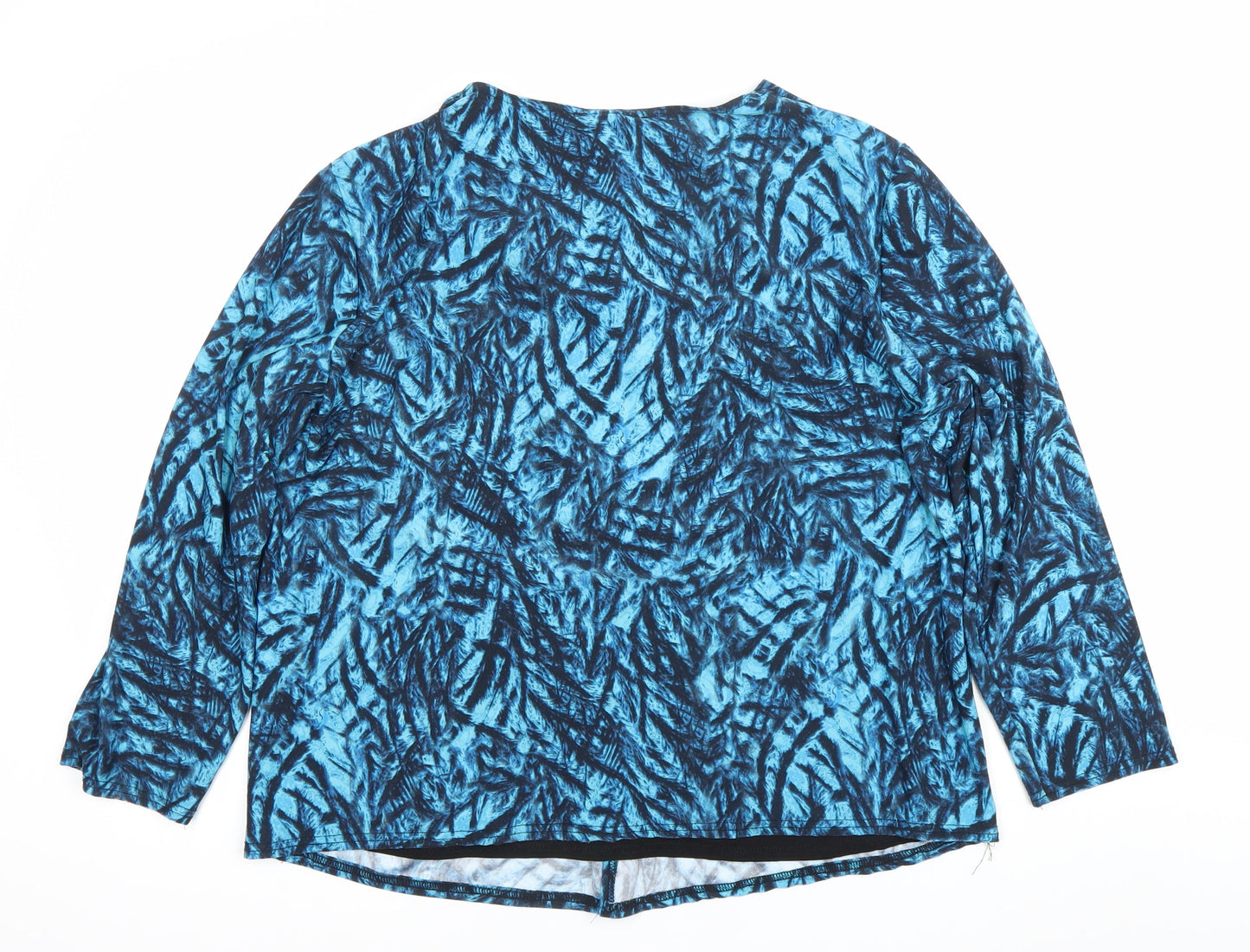 Womens UK Size 20 Annabelle Blue Tunic Blouse