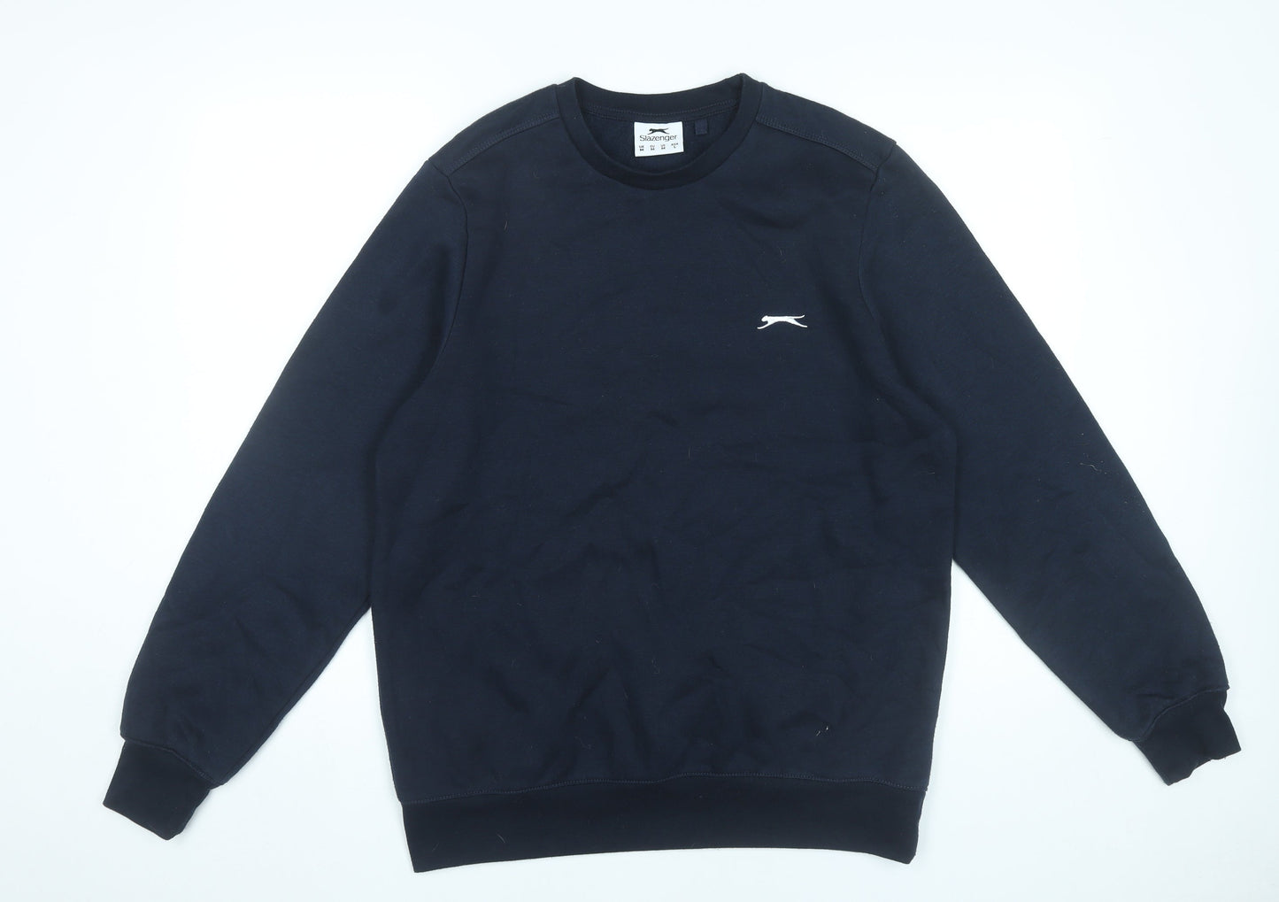 Mens UK Size M Slazenger Black Pullover Sweatshirt