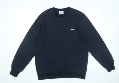 Mens UK Size M Slazenger Black Pullover Sweatshirt