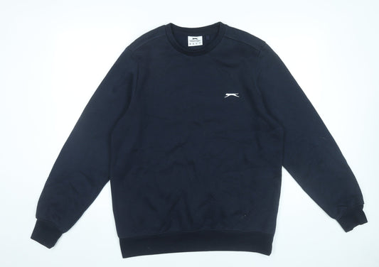 Mens UK Size M Slazenger Black Pullover Sweatshirt