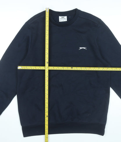 Mens UK Size M Slazenger Black Pullover Sweatshirt