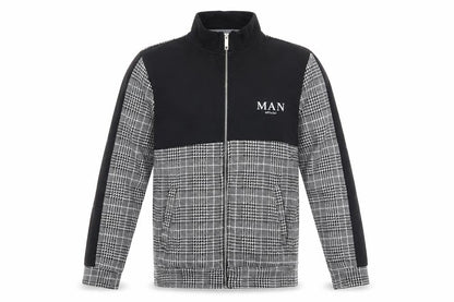 Mens UK Size S boohooMAN Multicoloured Full Zip Sweatshirt