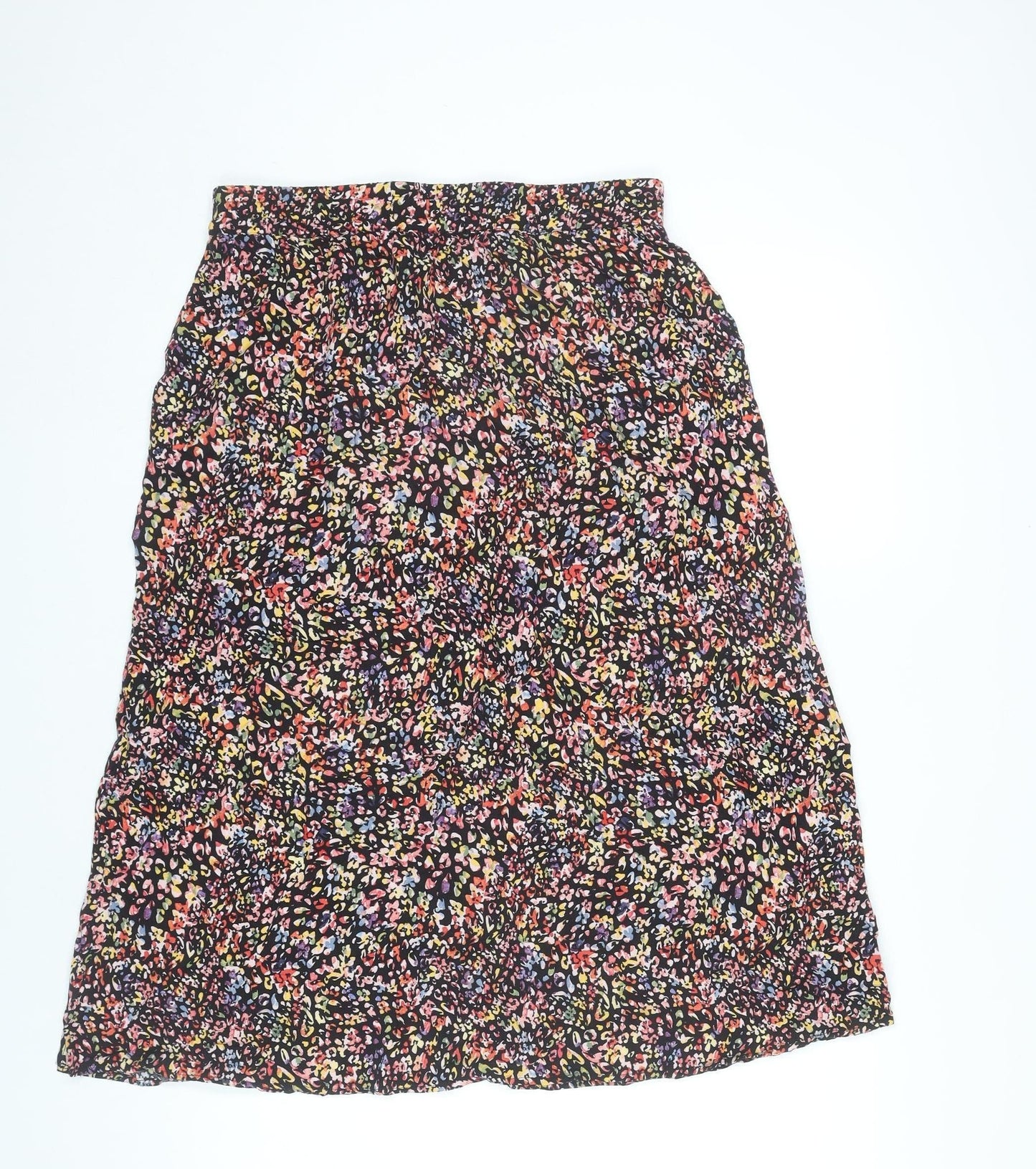 John Lewis Womens Multicoloured Animal Print A-Line Skirt Size 12