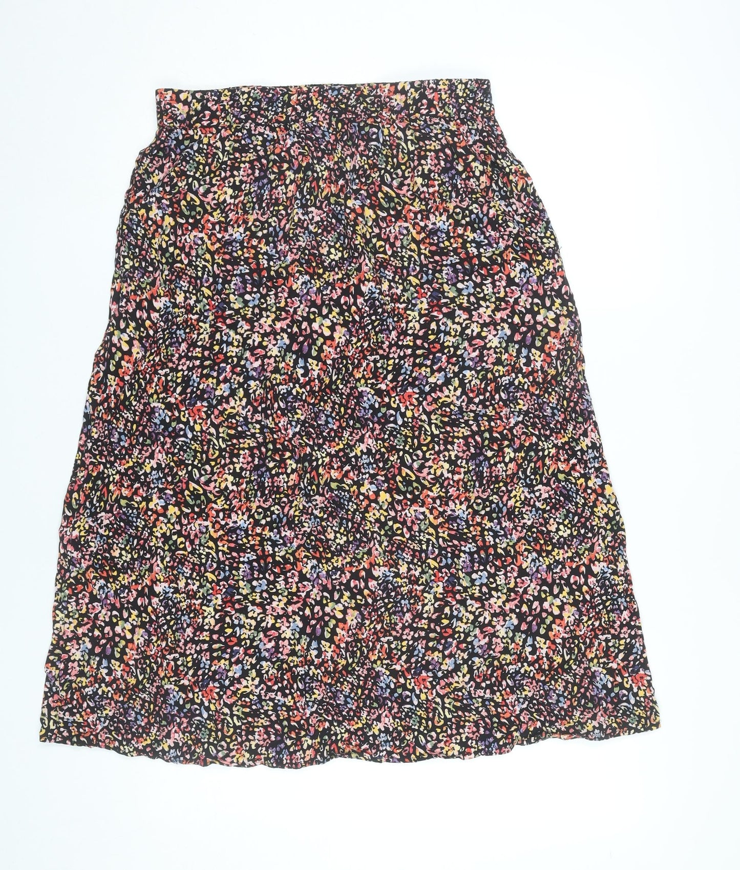 John Lewis Womens Multicoloured Animal Print A-Line Skirt Size 12