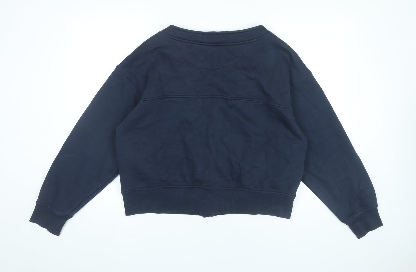 The Couture Club Women’s Blue V-Neck Cardigan Size 10 Cotton Blend