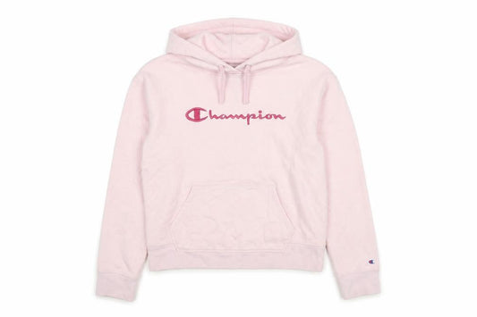 Womens UK Size S Champion Pink Pullover Hoodie