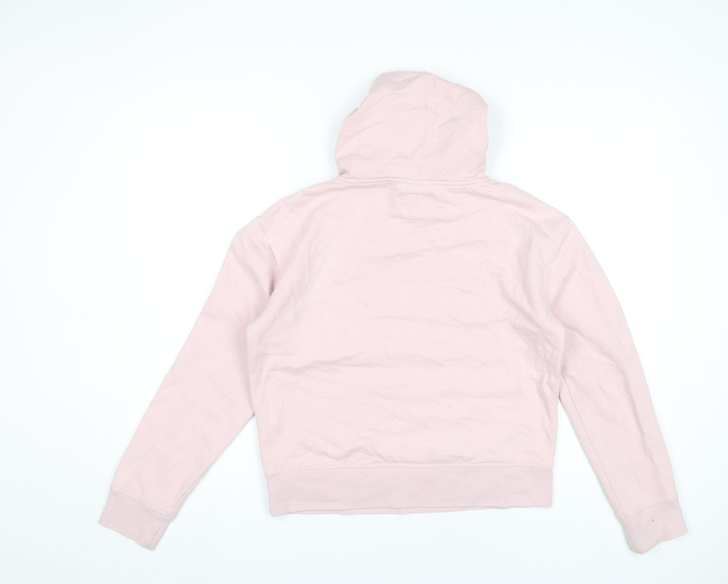 Champion Womens Pink Hoodie Sweatshirt Small Logo Embroidered