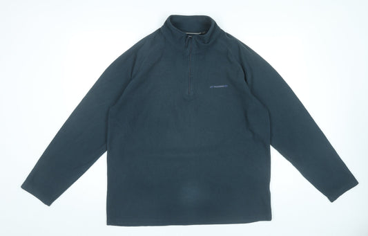 Mens UK Size L Mountain Life Blue Pullover Sweatshirt
