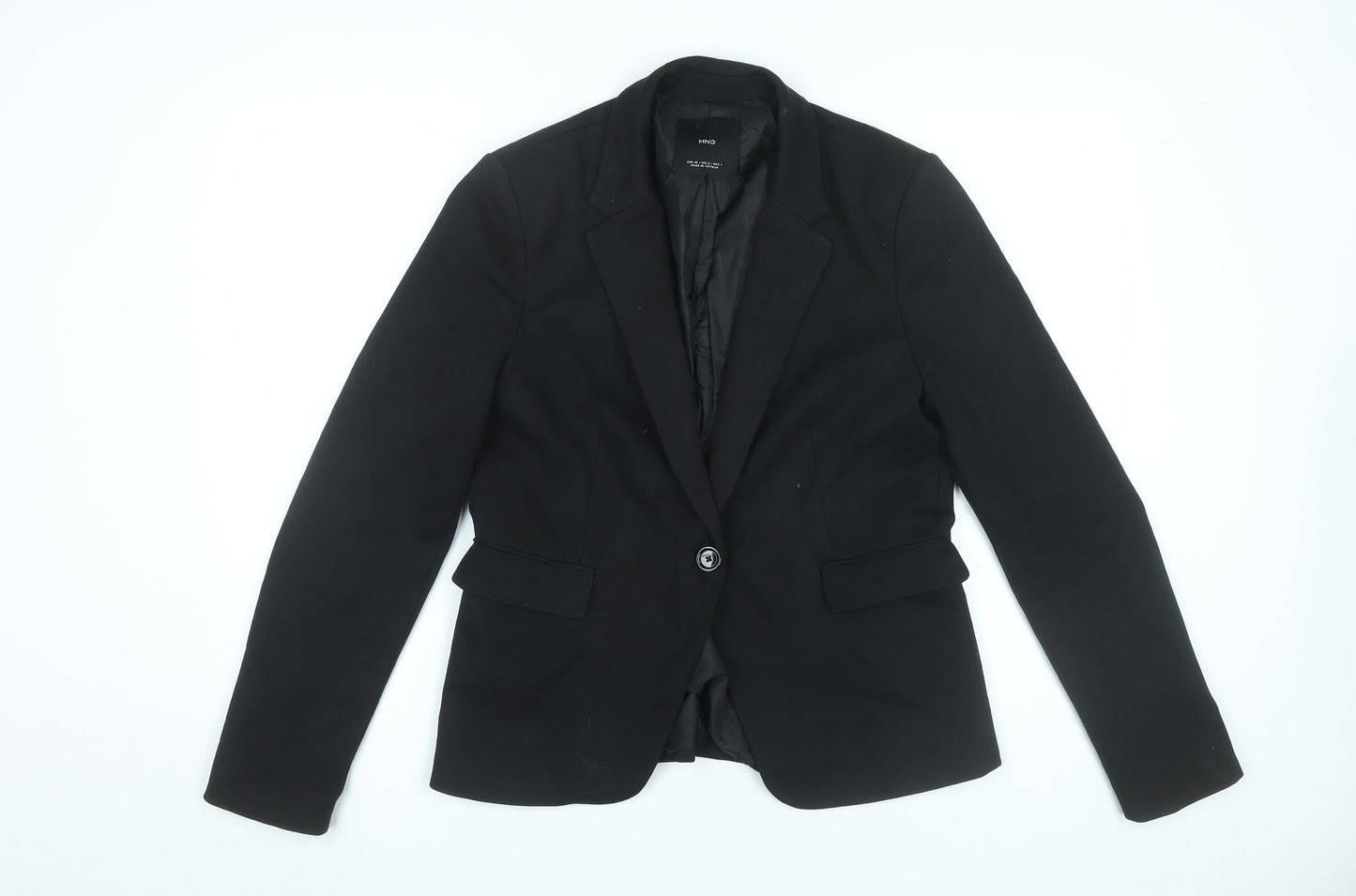 Womens UK Size 12 MNG Regular Black Blazer