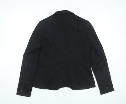 Womens UK Size 12 MNG Regular Black Blazer