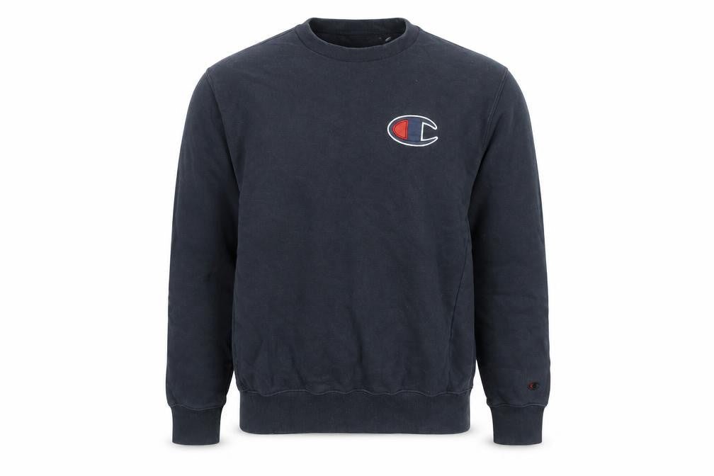 Mens UK Size M Champion Black Pullover Sweatshirt