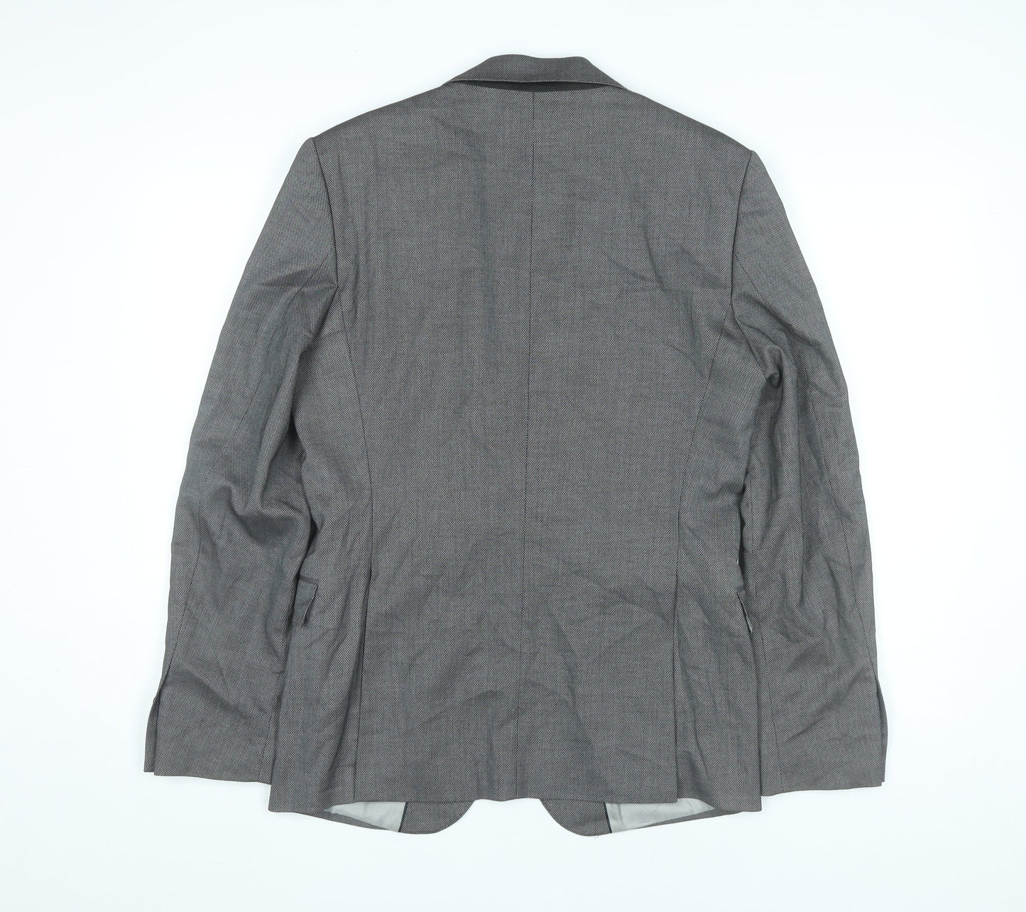 Zara Man Grey Blazer Jacket Men's 38 Regular Fit Smart Casual