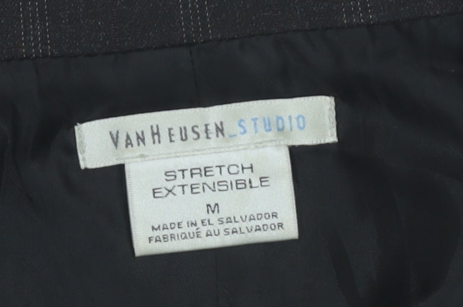 Womens UK Size M Van Heusen Brown Classic Button-Up
