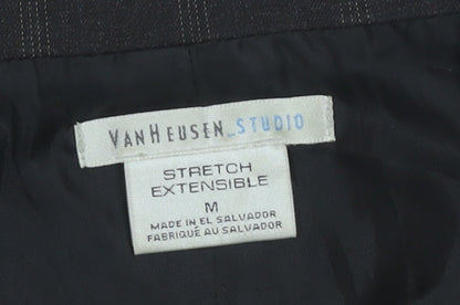Womens UK Size M Van Heusen Brown Classic Button-Up
