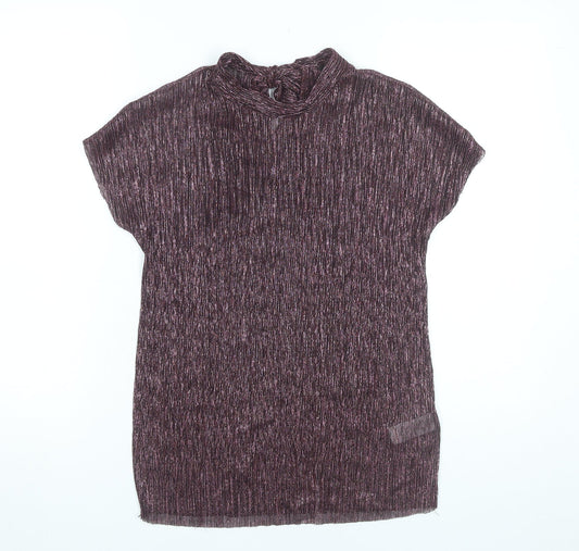 Womens UK Size M NEXT Purple Basic Blouse