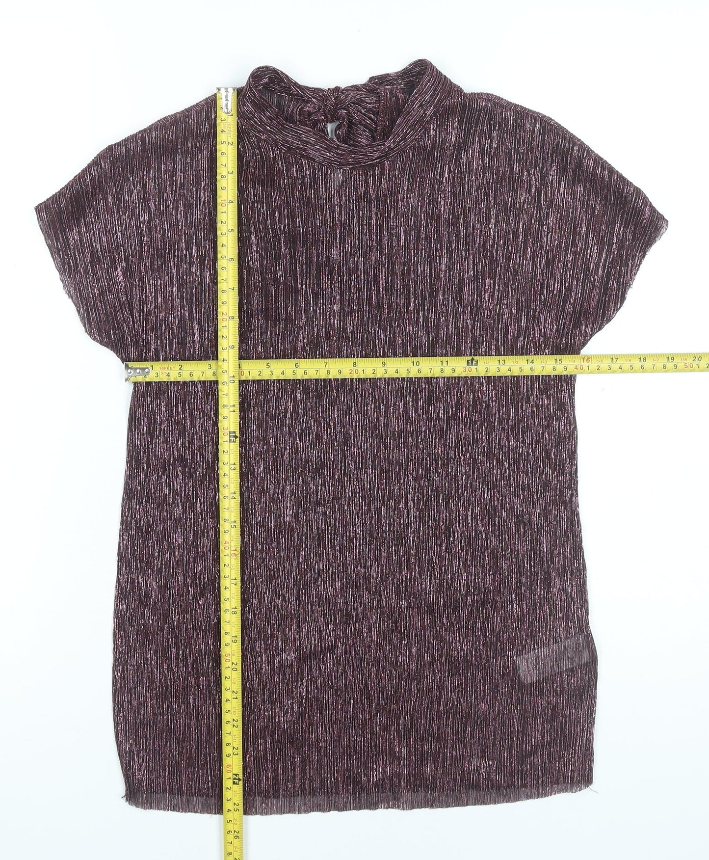 Womens UK Size M NEXT Purple Basic Blouse