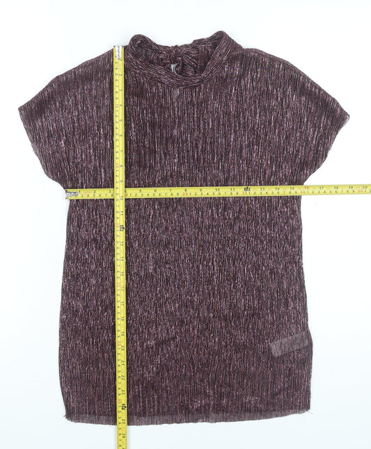Womens UK Size M NEXT Purple Basic Blouse