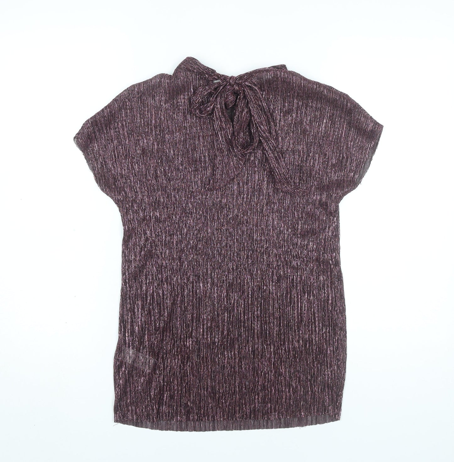 Womens UK Size M NEXT Purple Basic Blouse