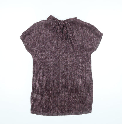 Womens UK Size M NEXT Purple Basic Blouse