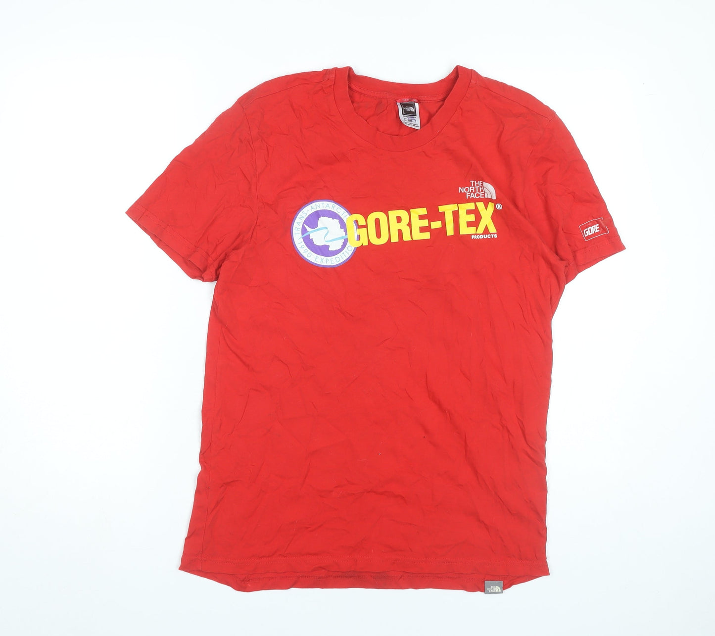 The North Face Men's Red Expedition Gore-Tex Graphic T-Shirt Size M
